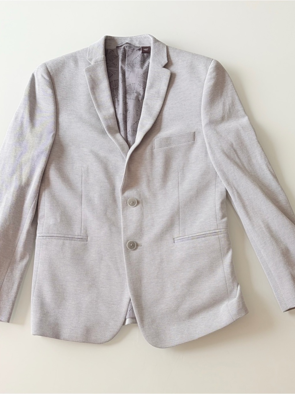 Michael Kors Light Gray Two-Button Blazer Sz 12